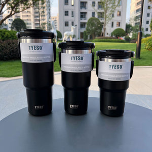 Tyeso Coffee Cup Thermos Bottle Stainless Steel Double-layer Insulation Cold And Hot Travel Mug Vacuum Flask Car Water Bottle | 0 | TageUnlimited