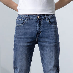 New Men Stretch Skinny Jeans New Spring Fashion Casual Cotton Denim Slim Fit Pants Male Trousers | TageUnlimited