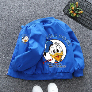 Spring Baby Boys Girls Coats Cartoon Mickey Zipper Hoodies Jacket For Kids Sweatshirt Children Windbreaker Outerwear 1-6 Years | TageUnlimited