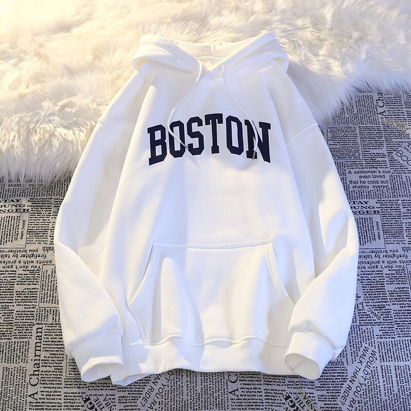Women's Hooded Sweater Autumn  Hoodies Oversized Winter Small Loose Thin Section Pullover Tops Harajuku Hoodies Print | TageUnlimited