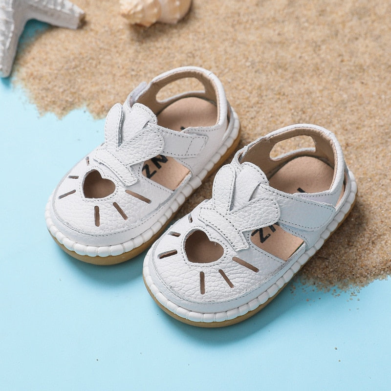 Baby Girls Boys Summer Sandals Infant Anti-collision Toddler Shoes Soft Bottom Genuine Leather Kids Children Beach Sandals | TageUnlimited