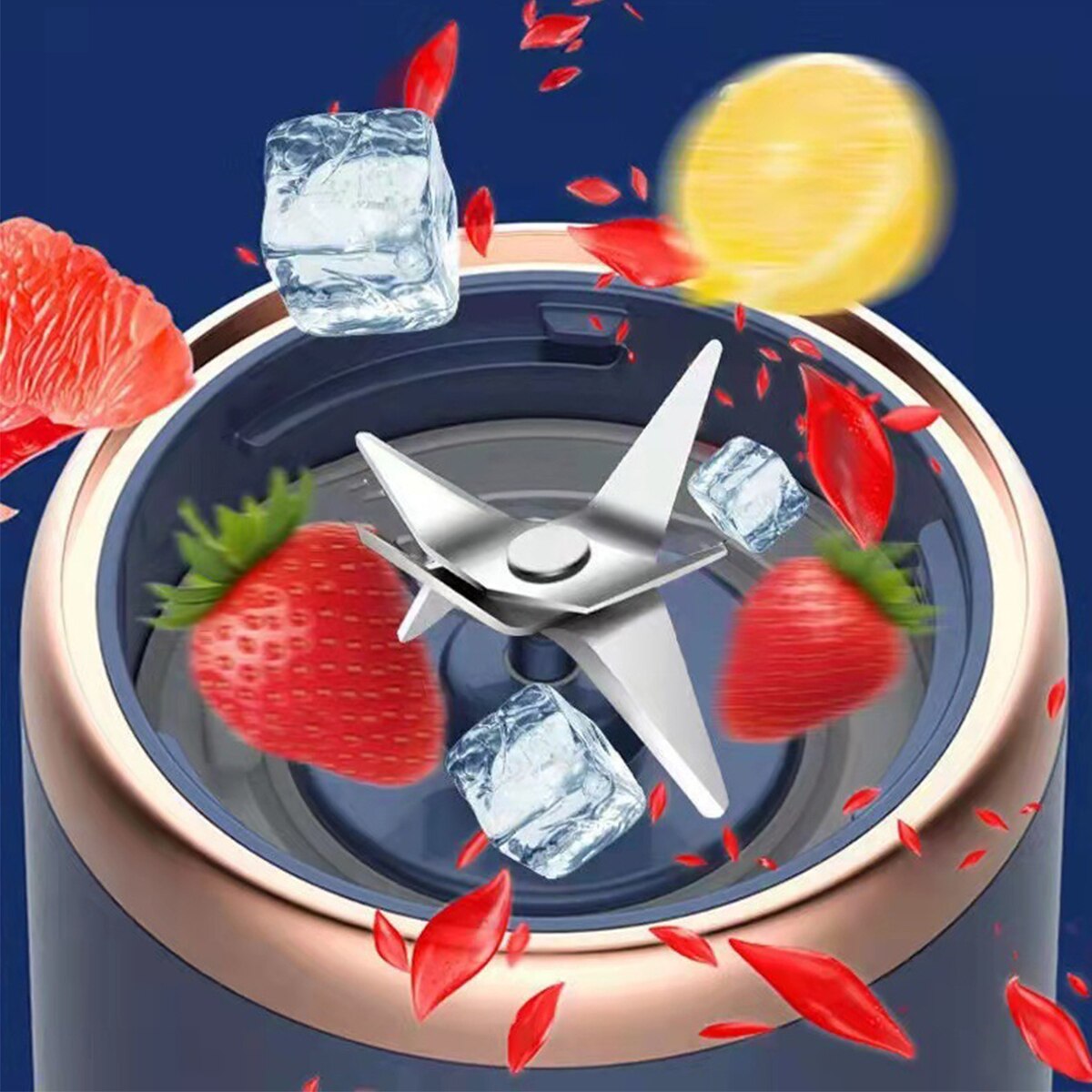 Portable Blender Bottle Electric 6 Blades Multifunction Juice Blender Fresh Juice Smoothie Blender Ice CrushCup Food Processor | TageUnlimited