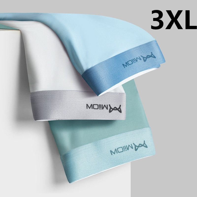 High Quality 3pcs/set Graphene Men Underwear Panty Man Boxer Shorts AAA Antibacterial Ice Silk Panties Men&#39;s Breather Underpants | TageUnlimited