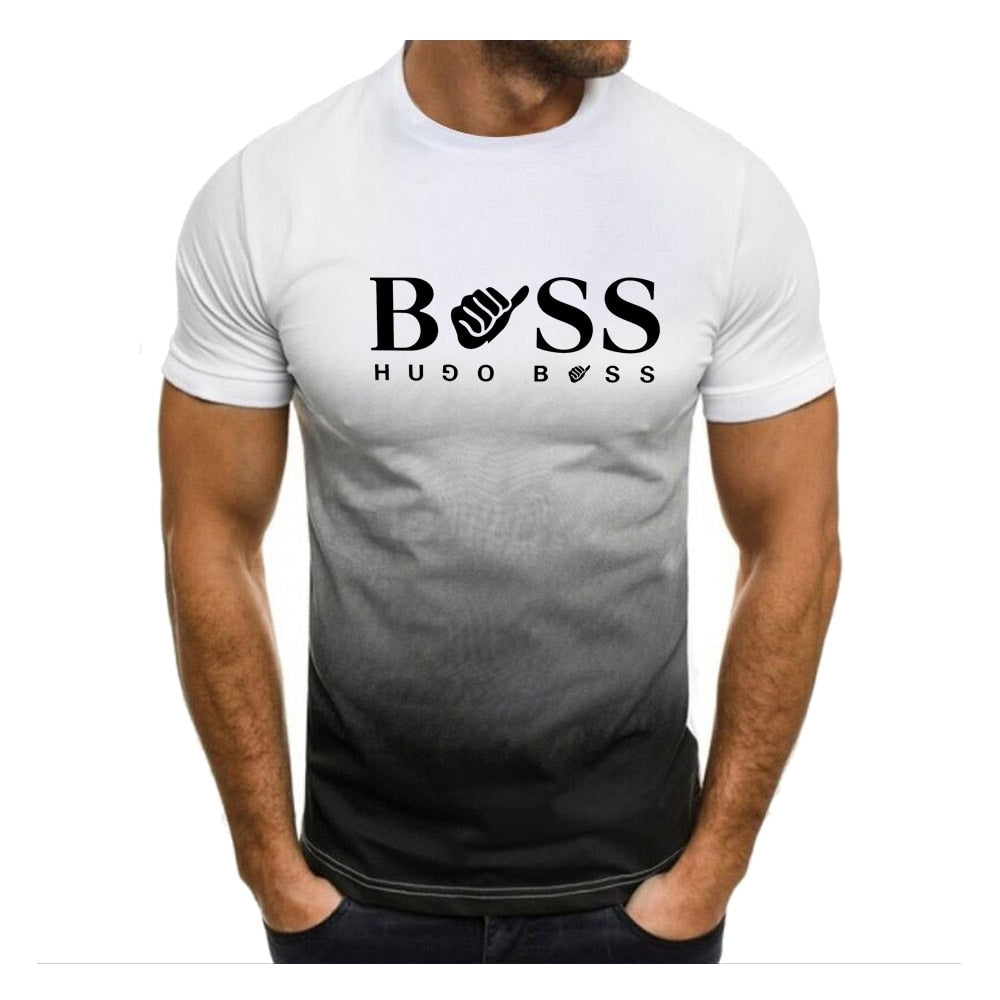 Men's T-shirt short sleeve solid men's loose t-shirt men's top brand new brand men's 3D T-shirt short sleeve | TageUnlimited