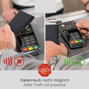 Rfid Carbon Fiber Card Holder Men Wallets Slim Thin Coin Pocket id Bank Credit Cardholder Case Aluminum Minimalist Smart Wallet | 0 | TageUnlimited