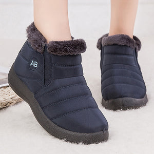 Women Boots Watarproof Ankle Boots For Winter Shoes Women Keep Warm Snow Botines Female  Luxury Zipper Winter Botas Mujer | TageUnlimited