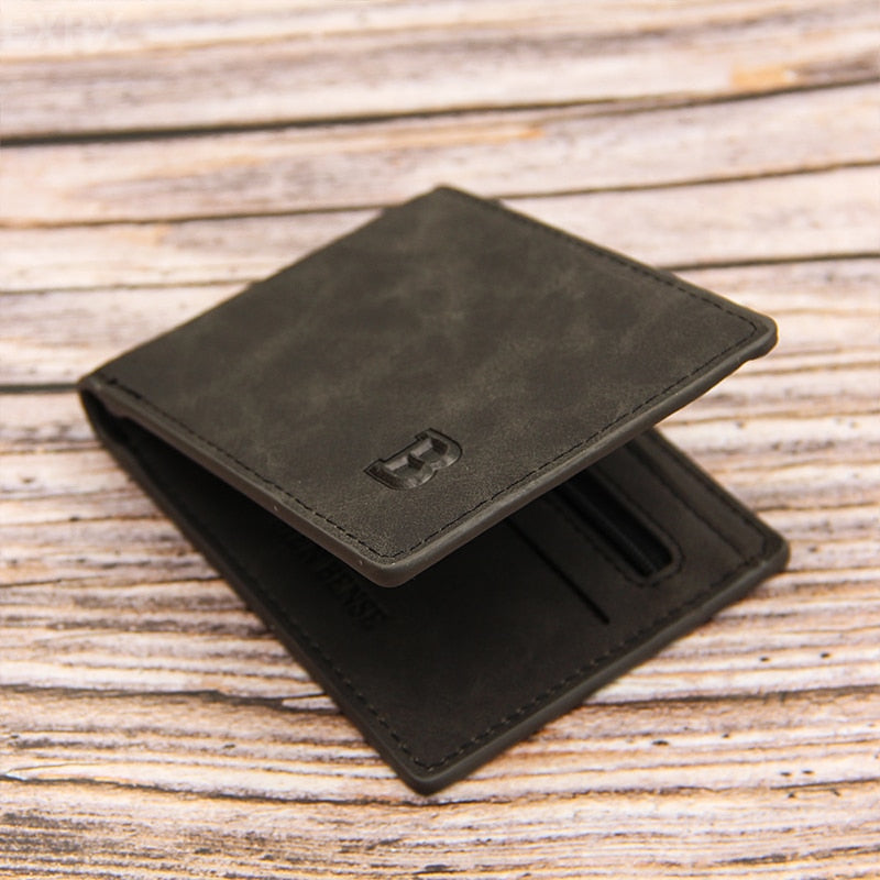 New Fashion PU Leather Wallets for Men with Coin Bag Zipper Small Money Purses Dollar Slim Purse New Design Men&#39;s Wallet | TageUnlimited