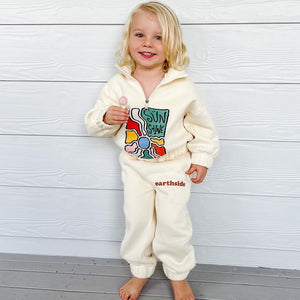 Winter Warm Boys Clothing Sets Thicken Half-Zip Fleece Jacket + Pant Baby Boy Tracksuit Kids Clothes Toddler Girl Clothes Outfit | TageUnlimited