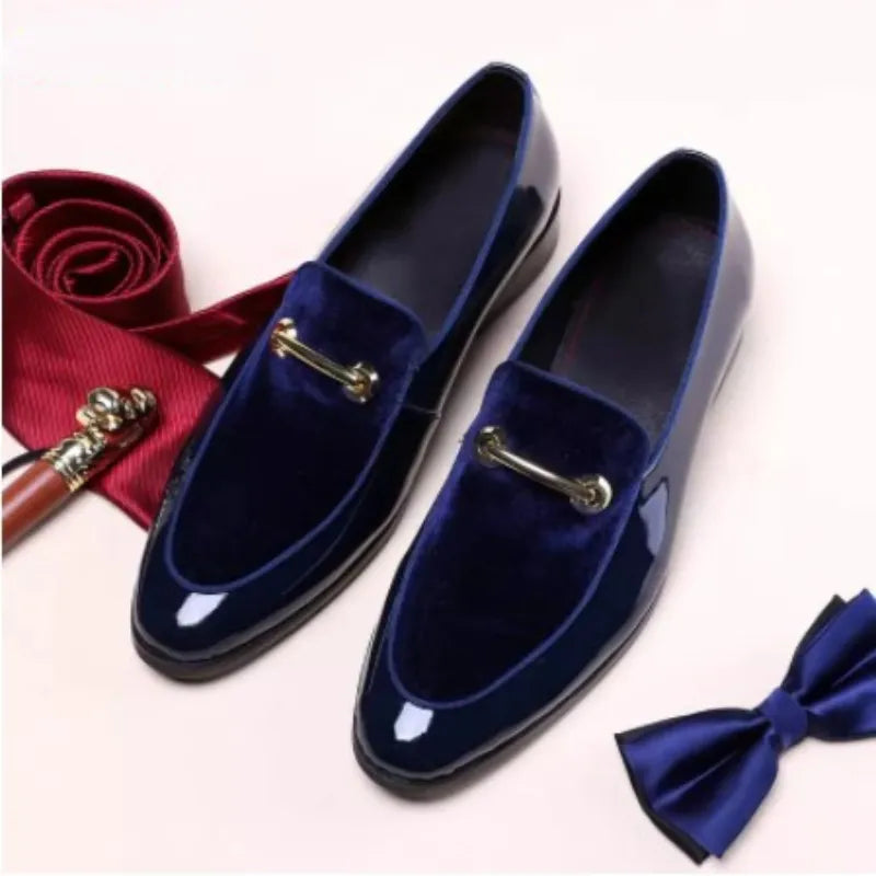 Men Social Shoe AutumnLuxury Men Dress Leather Shoe Fashion Flat Men Shoe Italian Business Casual Shoe Loafer | TageUnlimited