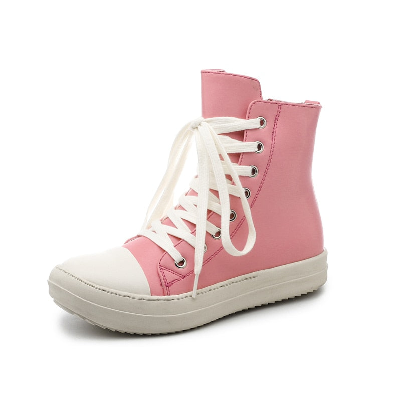 Fashion Women Black Sneakers  Chaussure Femme Women Sneakers Zipper Canvas Casual Shoes Woman Spring Ladies Shoe | TageUnlimited