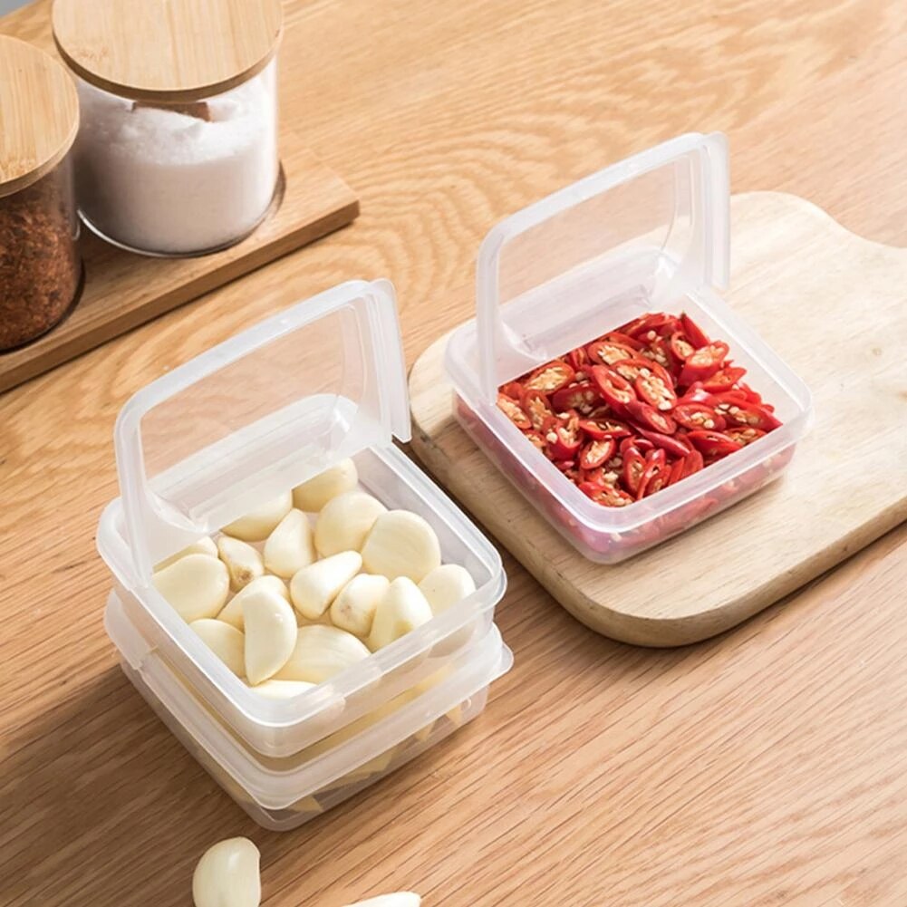 1PCS Butter Cheese Storage Box Portable Refrigerator Fruit Vegetable Fresh-keeping Organizer Box Transparent Cheese Container | TageUnlimited