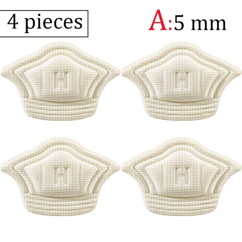 4/2 Pc Insoles Patch Heel Pads for Sport Shoes High Heel Anti Wear Foot Pad Cushion Insert Insole Heel Protector Back Sticker | TageUnlimited