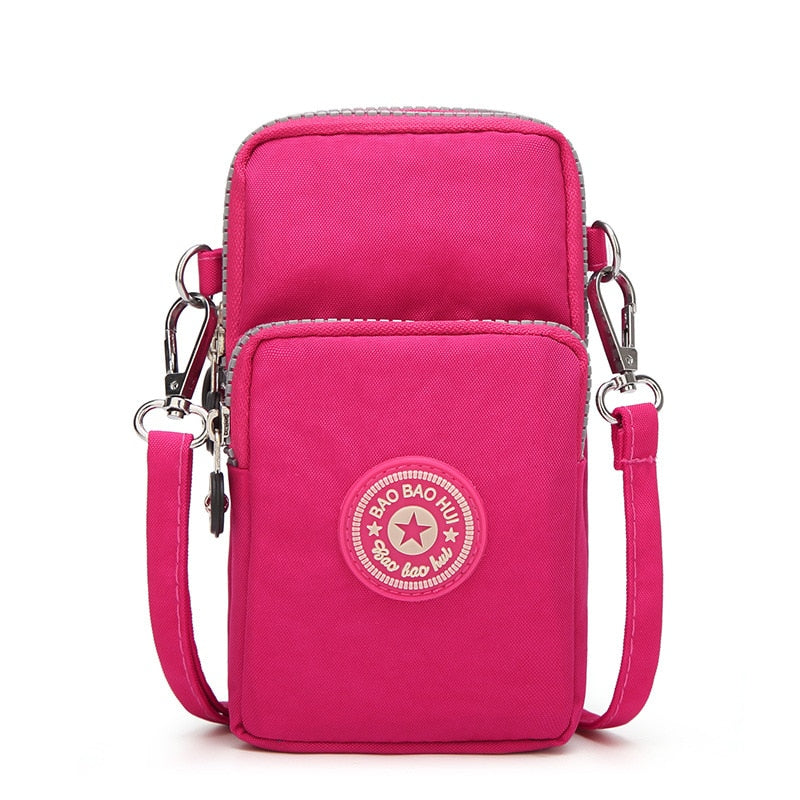 Small Shoulder Bag Nylon Women Mobile Phone Bag Mini Female Messenger Purse Lady Wallet CrossBody Bag Women Handbag | TageUnlimited