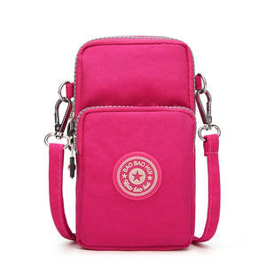 Small Shoulder Bag Nylon Women Mobile Phone Bag Mini Female Messenger Purse Lady Wallet CrossBody Bag Women Handbag | TageUnlimited