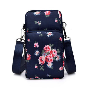 Small Shoulder Bag Nylon Women Mobile Phone Bag Mini Female Messenger Purse Lady Wallet CrossBody Bag Women Handbag