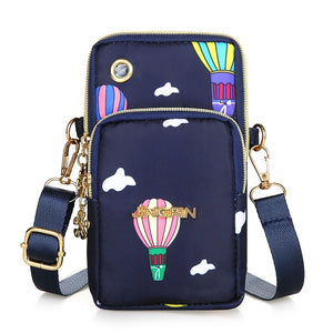 Small Shoulder Bag Nylon Women Mobile Phone Bag Mini Female Messenger Purse Lady Wallet CrossBody Bag Women Handbag | TageUnlimited