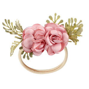 Baby Girl Pearl Lace Artificial Flower Headband Newborn Toddler Infants Nylon Kids Hair Band Baby Accessories повязка на голову | TageUnlimited