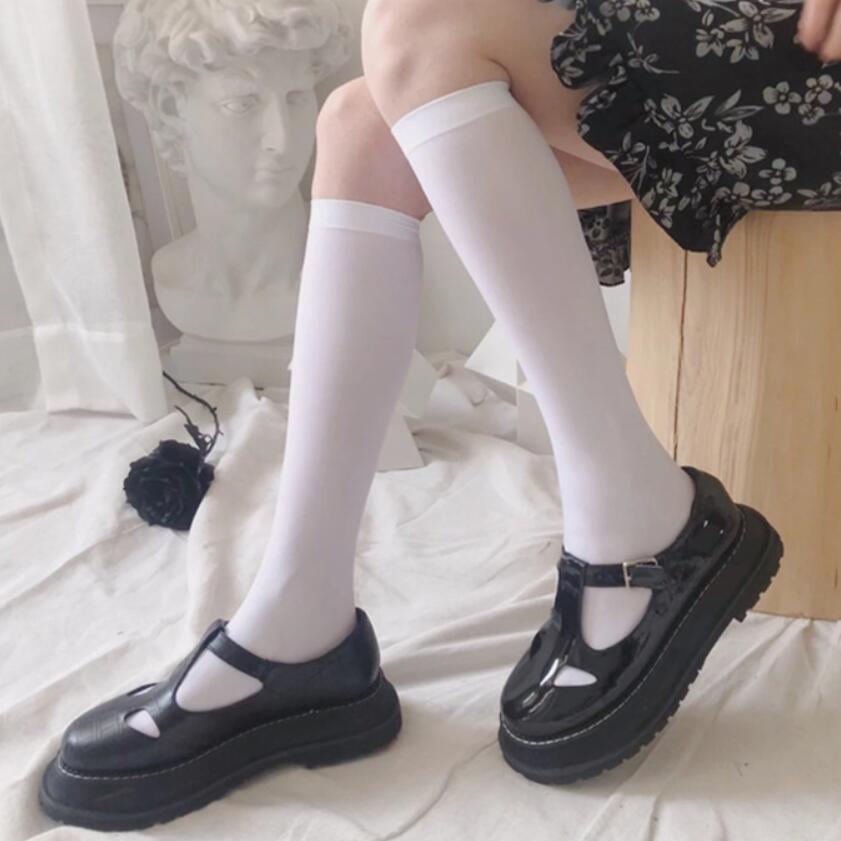 Gothic Women Striped Leg Warmers Lolita Long Socks Knitted Leggings Japanese Sweets Winter Socks Kawaii Arm Ankle Warmers | TageUnlimited