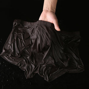 Men Briefs Wet Seductive Sexy Boxers Thin Transparent Underwear Shorts Trunks Gays Clothes Sissy Panties Fashion Bottom Shorts | TageUnlimited