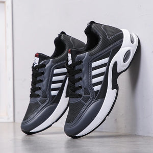 Black leather sneakers autumn man shoes  new arrival wedges sneakers men casual vulcanized shoes | TageUnlimited