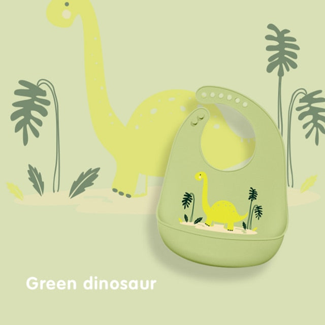 Waterproof Baby Bibs Soft Silicone Scarf Cute Cartoon Brint Baby Items Boys And Girls Adjustable Bibs Burp Sloths | TageUnlimited
