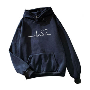Women Casual Hoodies Autumn Winter New Tricolor Colorblock Letter Print Round Neck Long Sleeve Femininas Pullover Sweater | 0 | TageUnlimited