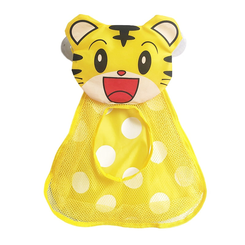 Baby Bath Toys Cute Duck Frog Mesh Net Toy Storage Bag Strong Suction Cups Bath Game Bag Bathroom Organizer Water Toys for Kids | TageUnlimited