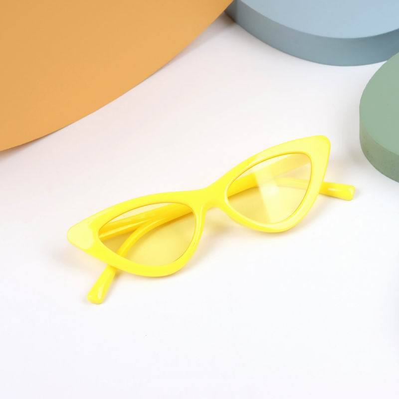 Summer Boy Girl Triangle Cat Eye Sunglasses UV400 Protection Kids Ultraviolet-proof Baby Accessories Personality Trendy 2-8Years | TageUnlimited