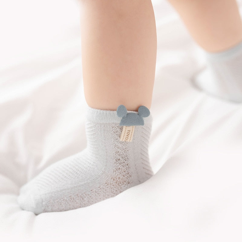 Thin Baby Socks Summer Breathable Mesh Socks Newborn Toddler Cartoon Boys Socks Princess Girls Clothing Accessories  0-2Y | TageUnlimited