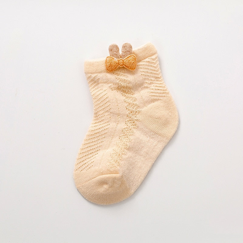 Thin Baby Socks Summer Breathable Mesh Socks Newborn Toddler Cartoon Boys Socks Princess Girls Clothing Accessories  0-2Y | TageUnlimited