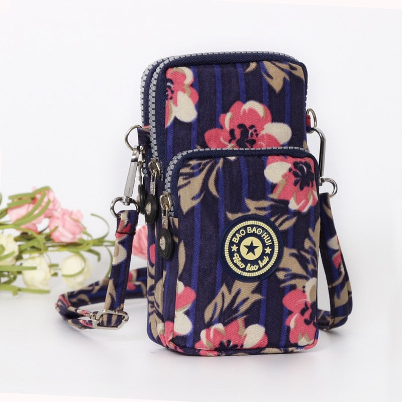 Small Shoulder Bag Nylon Women Mobile Phone Bag Mini Female Messenger Purse Lady Wallet CrossBody Bag Women Handbag | TageUnlimited
