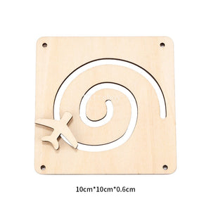Montessori Busy Board DIY Accessories Early Learning Toy Matching Puzzle Kindergarten Education Hourgla Shoe Maze brain game Toy | TageUnlimited