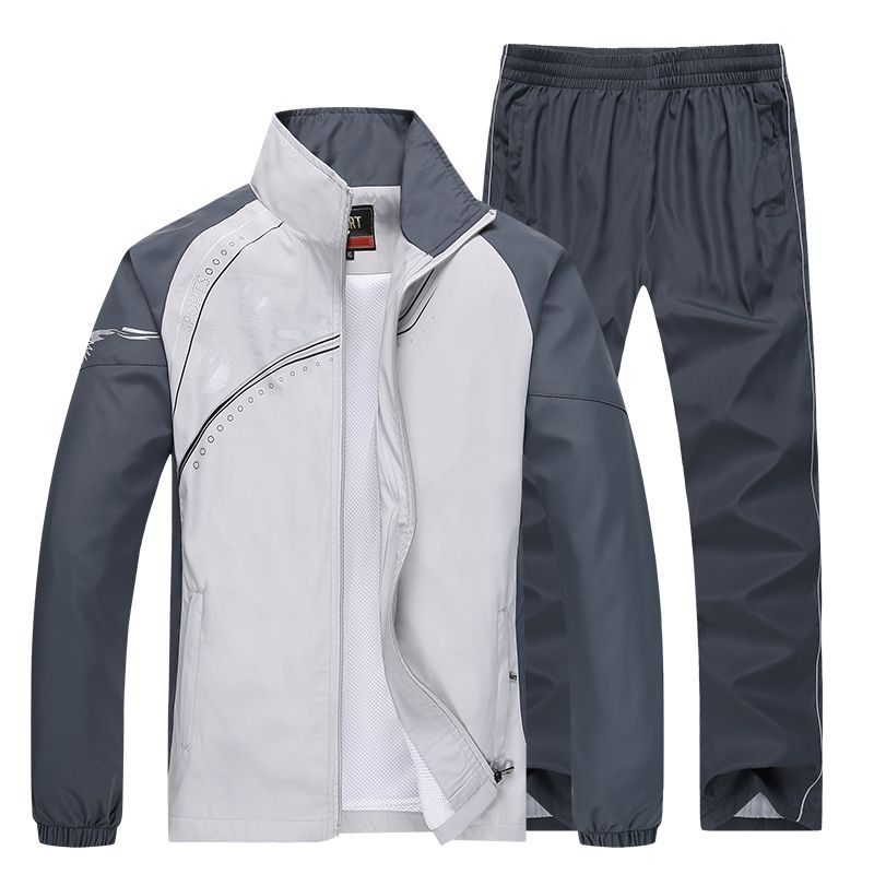 Men's Sportswear New Spring Autumn Tracksuit  High Quality Sets  Jacket+Pant Sweatsuit Male Fashion Print Clothing Size L-5XL | TageUnlimited