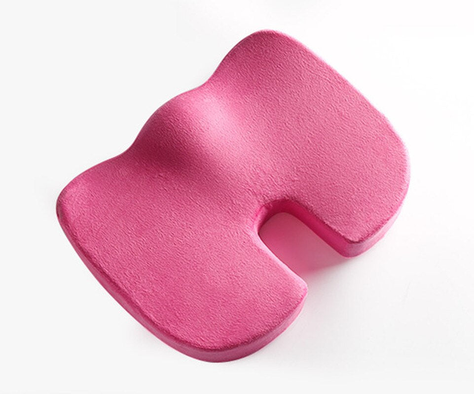 Coccyx Orthopedic Memory Foam Cushion Seat Massage Chair Gel Cushion Pad Car U-Shape Seat Cushion Travel Breathable Seat Cushion | TageUnlimited