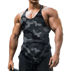 Camouflage Summer Fitness Tank Top Men Bodybuilding New Gyms Clothing Fitness Men Shirt Slim Fit Vests Mesh Singlets Muscle Tops | TageUnlimited