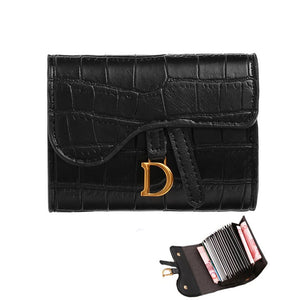 Women Short Wallet Small Fashion Luxury Brand Leather Purse Ladies Card Bag for Women Clutch Female Purse Money Clip Wallet | TageUnlimited