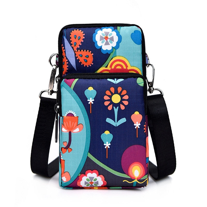 Small Shoulder Bag Nylon Women Mobile Phone Bag Mini Female Messenger Purse Lady Wallet CrossBody Bag Women Handbag | TageUnlimited