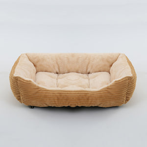 Bed for Dog Cat Pet Square Plush Kennel Medium Small Dog Sofa Bed Cushion Pet Calming Dog Bed House Pet Supplies Accessories | TageUnlimited