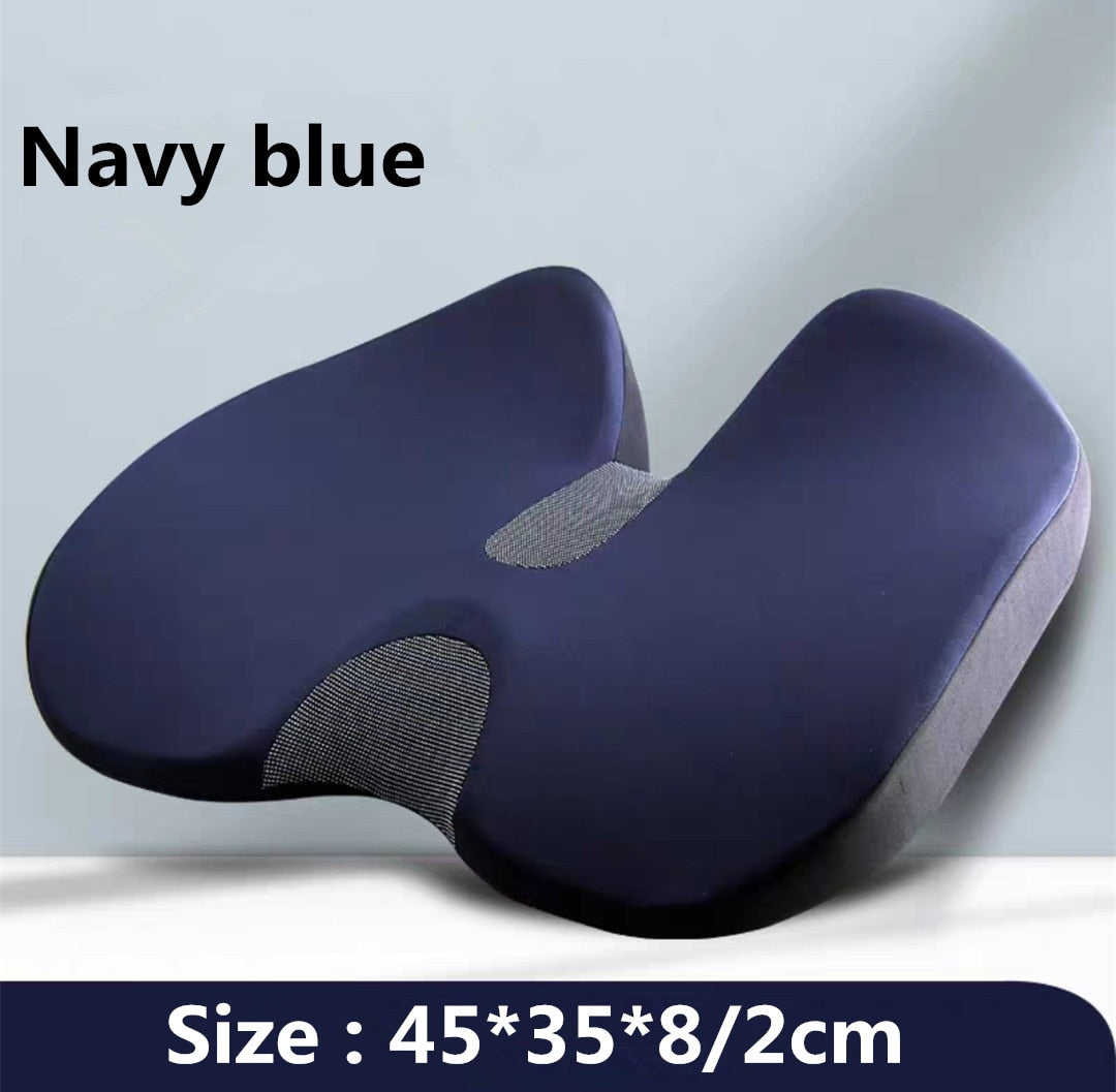 Cushion Non-Slip Orthopedic Memory Foam Coccyx Cushion for Tailbone Sciatica back Pain relief Comfort Office Chair Car Seat | TageUnlimited