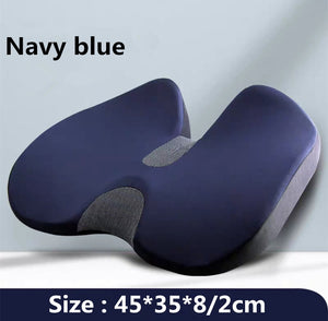 Cushion Non-Slip Orthopedic Memory Foam Coccyx Cushion for Tailbone Sciatica back Pain relief Comfort Office Chair Car Seat | TageUnlimited