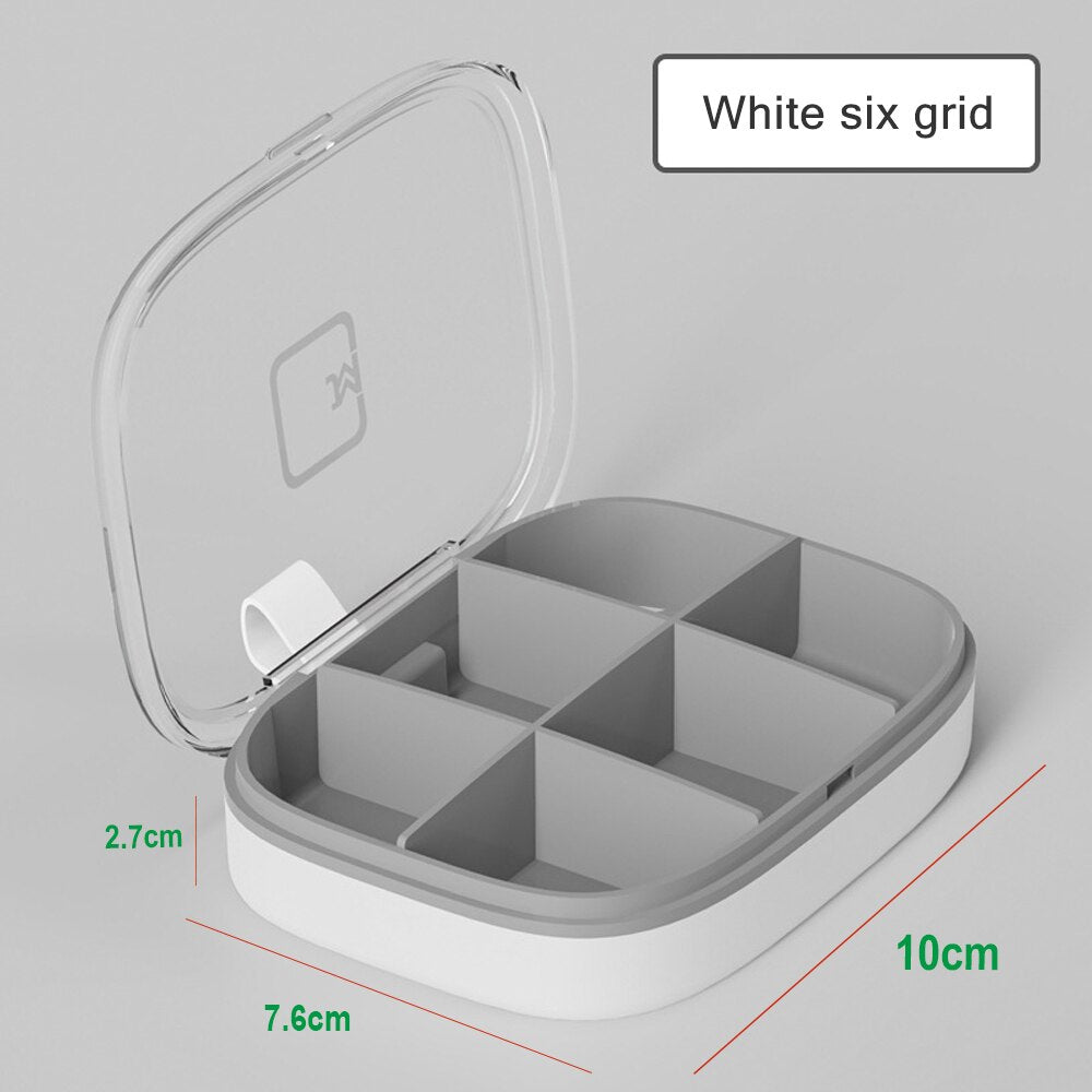 Tcare Travel Pill Organizer Moisture Proof Pills Box for Pocket Purse Daily Pill Case Portable Medicine Vitamin Holder Container | TageUnlimited