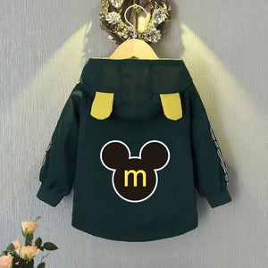 Spring Baby Boys Girls Coats Cartoon Mickey Zipper Hoodies Jacket For Kids Sweatshirt Children Windbreaker Outerwear 1-6 Years | TageUnlimited