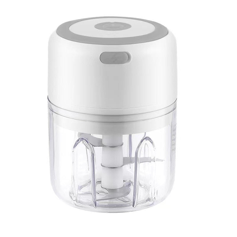 Mini Electric Garlic Grinder Chili Vegetable Chopper 100/250ML Wireless Portable Mixer Machine Crusher Kitchen Blender | TageUnlimited