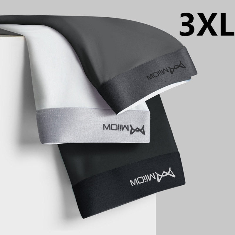 High Quality 3pcs/set Graphene Men Underwear Panty Man Boxer Shorts AAA Antibacterial Ice Silk Panties Men&#39;s Breather Underpants | TageUnlimited