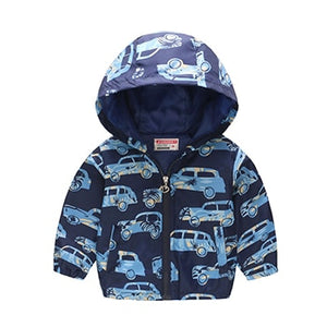 2-6 Years Autumn Winter Boys Jacket Warm Fur Collar Fashion Baby Girls Coat Hooded Zipper Outerwear Birthday Gift Kids Clothes | TageUnlimited