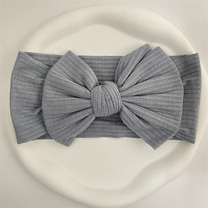 New Colors Knit Baby Headbands Rib Bow Elastic Soft Newborn Headbands for Baby Girl Children Turban Infant Kids Hair Accessories | TageUnlimited