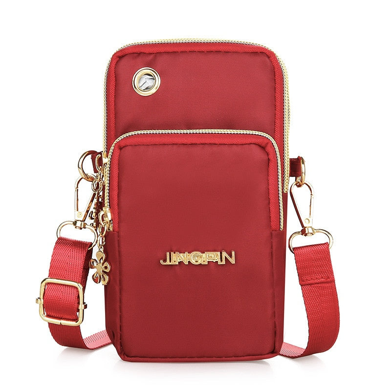 Small Shoulder Bag Nylon Women Mobile Phone Bag Mini Female Messenger Purse Lady Wallet CrossBody Bag Women Handbag | TageUnlimited