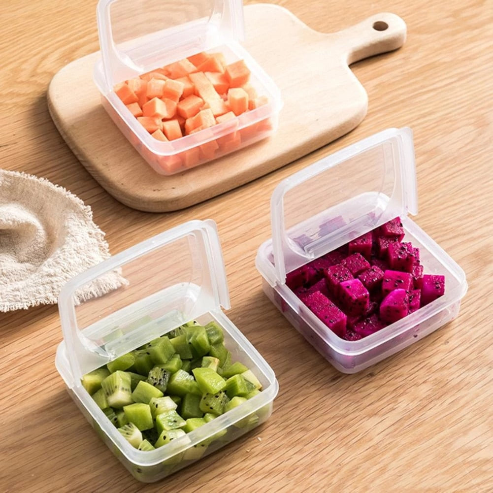 1PCS Butter Cheese Storage Box Portable Refrigerator Fruit Vegetable Fresh-keeping Organizer Box Transparent Cheese Container | TageUnlimited