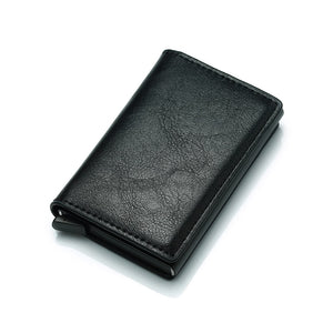Credit Card Holder for Men Bank Cards Holders Leather RFID Wallet Mini Money Clips Business Luxury Women Small Purse | TageUnlimited