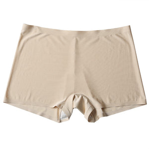 Seamless Short Spandex Ice Silk Safety Shorts Pants Women Boyshorts Under Skirt Underwear Breathable No Curling Boxers for Women | TageUnlimited